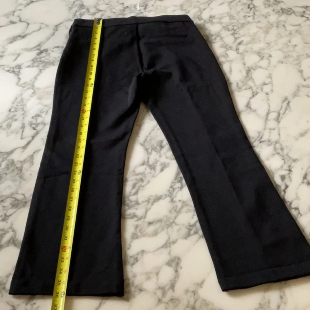 NWT J. Crew Women’s Stretch Crop Flare Ponte Pant Sz 2 rip and broken zipper